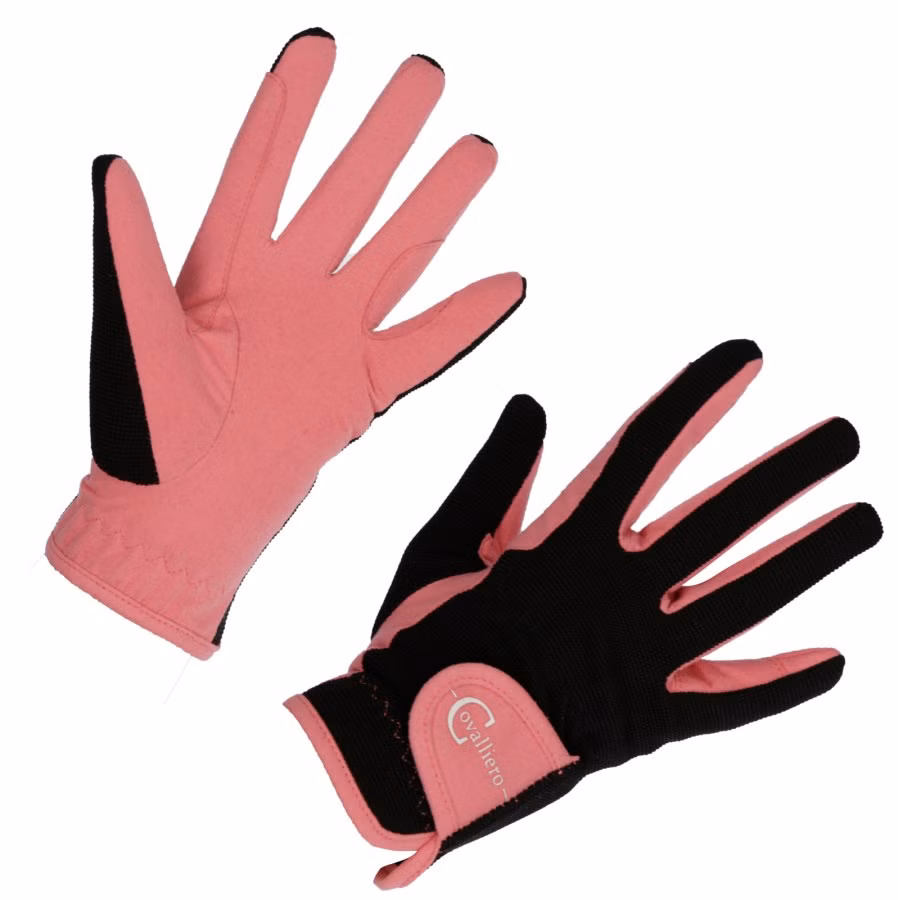 Ridehanske Lilli Starlight, Svart/Rosa