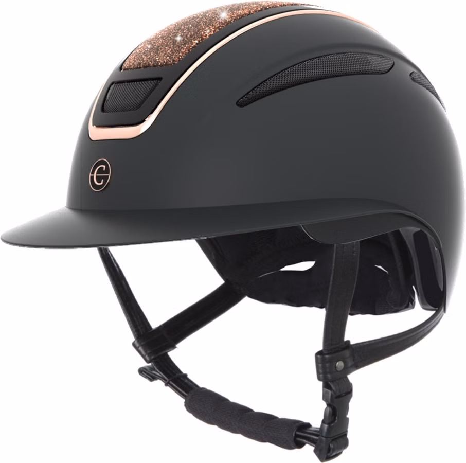 Ridehjelm Elite Polo Rosegull
