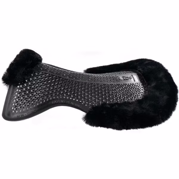 Gel Pad Horsena Front Balance Dressage vegan skinn Blk/Blk