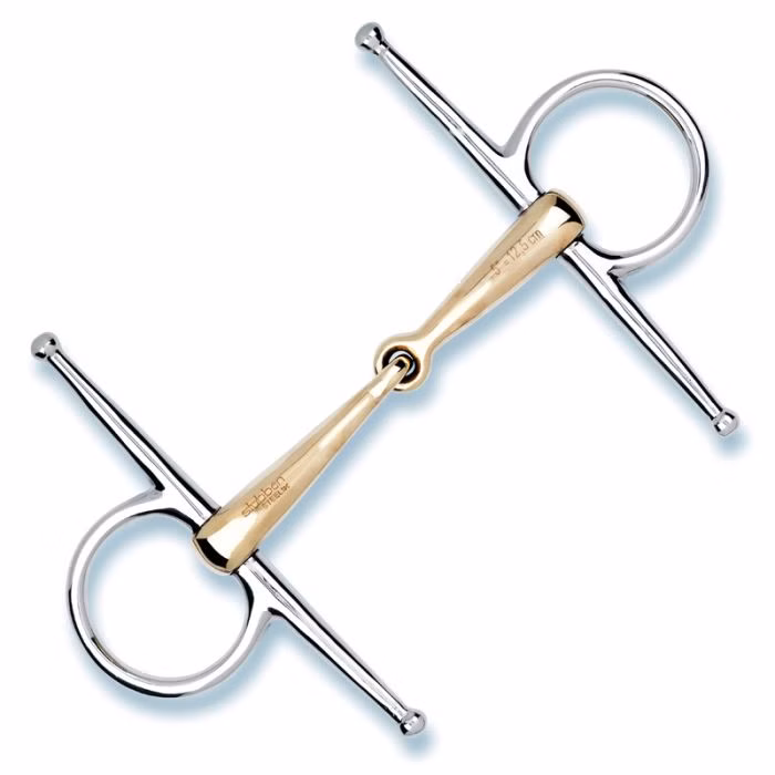 Bitt Stübben Full Cheek Snaffle Todelt 13,5cm. 16mm.