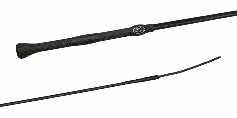 Dressurpisk Fleck EVO-Grip 120cm. Svart
