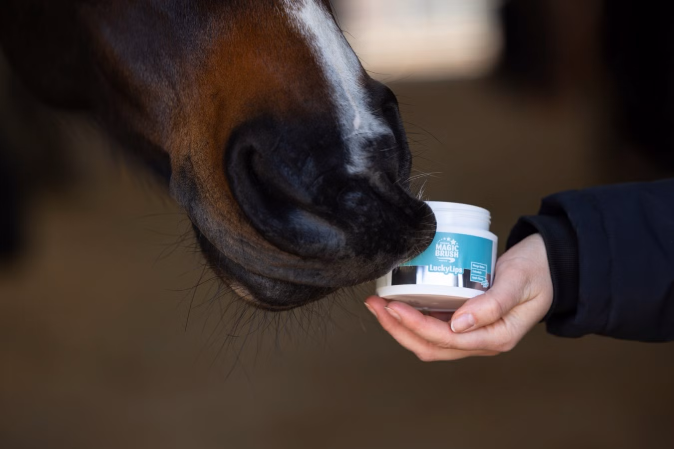 MagicBrush Lucky Lips Lip Balm for Horses Apple 150ml
