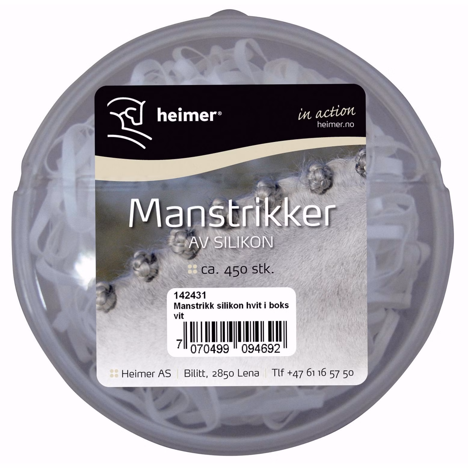 Manstrikk i Boks Heimer Silikon