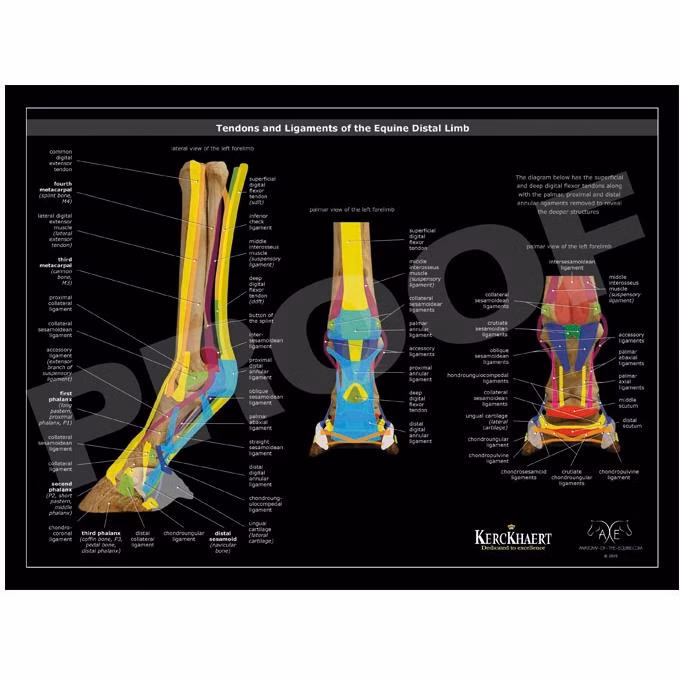 Plakat Tendons & Ligaments of the Equine Distal Limb
