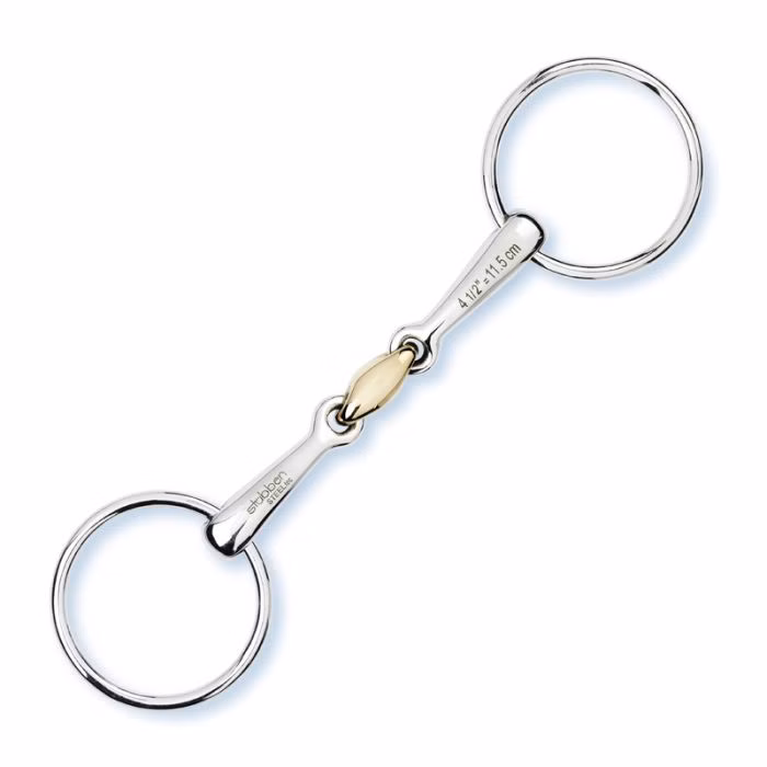 Bitt Stübben Loose Ring Snaffle Bradoon Tredelt