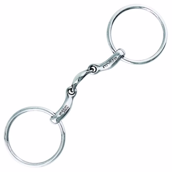 Bitt Stübben Anatomic Loose Ring Snaffle Tredelt