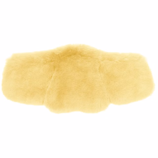 Pad Equi-soft for gjord Saueskinn 55 - 75cm. Hvit