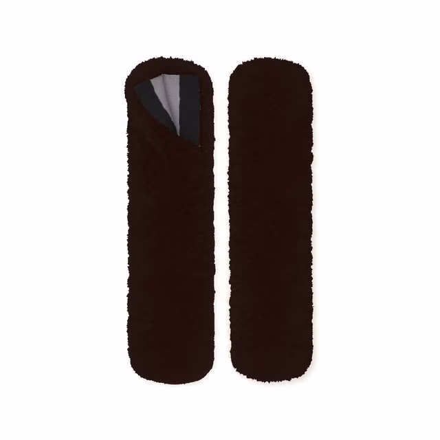 Nakke-/Nesereimbeskytter Mattes Saueskinn Brun 28cm.